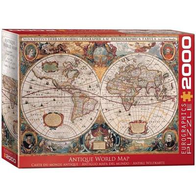 ANTIQUE WORLD MAP 2000PC PUZZL
