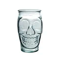 Hostelnovo del Valles Hostelnovo – 6er‐Pack Calavera‐Gläser 450 ml aus recyceltem Glas