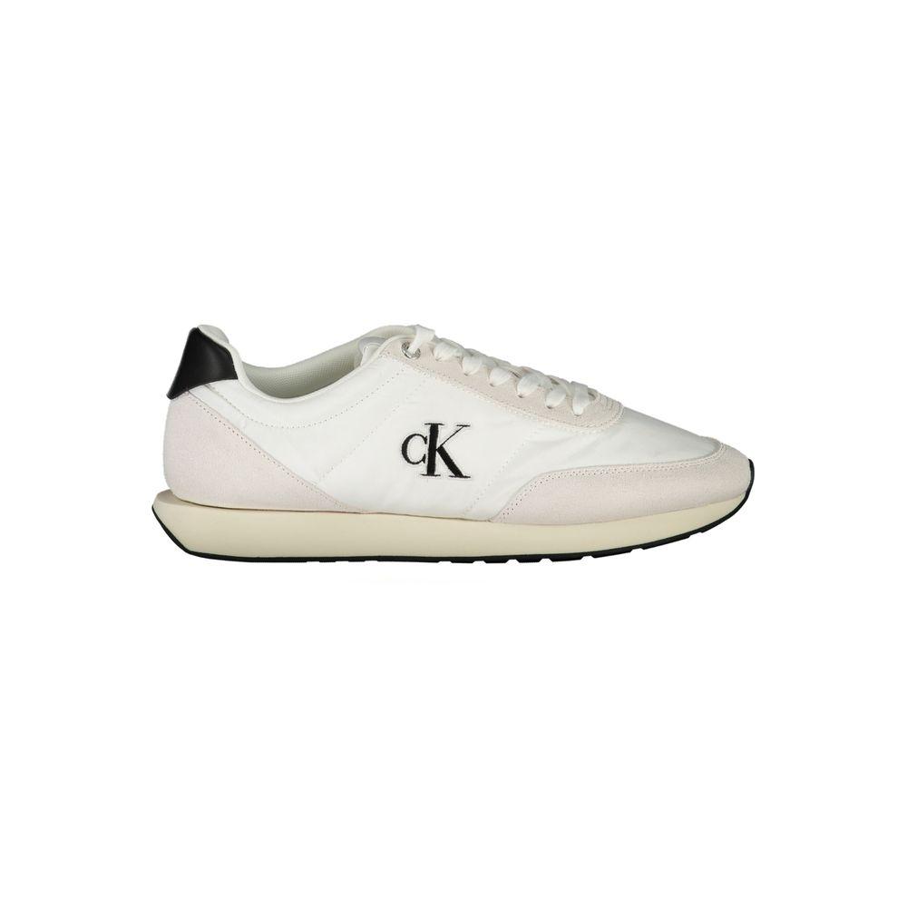 Calvin Klein Witte Polyester Heren Sneaker