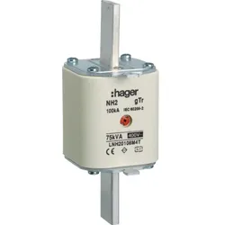 Hager NH-Sicherung NH2 gTr 400V 75kVA 108A M