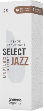 DAddario Woodwinds Organic Sel. Jazz Unf. TEN 2S