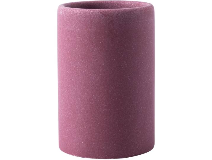 Zahnbecher Romy rot Marmor B 7 H 10 cm