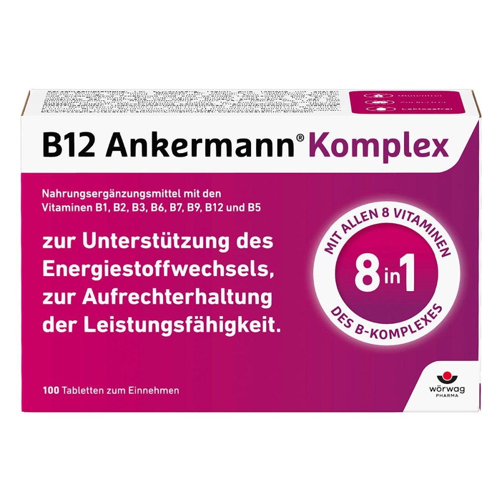Wörwag Pharma GmbH & Co. KG B12 Ankermann Komplex überzogene Tabletten 20343529