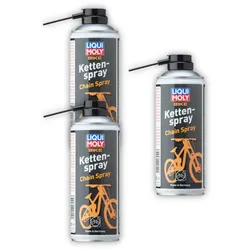 3x Kettenspray LIQUI MOLY 6055 Schmiermittel Bike Fahrrad Kette Fett Pflege 400ml