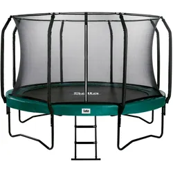 Salta Trampolin First Class Ø 305 cm mit Sicherheitsnetz und Leiter-grün