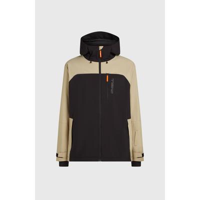 Skijacke O'NEILL "FWC'Cruz DUO SNOW JACKET", Herren, Gr. S, schwarz out co, Obermaterial: 100% Polyester, Jacken Skijacke, mit 10.000 mm Wassersäule, normale Passform