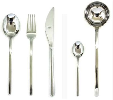Mepra Sveva Flatware Set - 49 Pieces - Stainless Steel