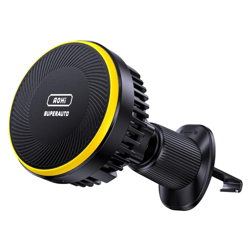 Aohi Samochodowa ładowarka indukcyjna z chłodzeniem Superauto self- cooling Magnetic 15W (AOC-S004)