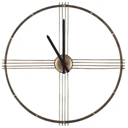 WANDUHR Metall gold/schwarz Ascona