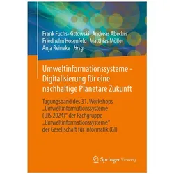 Umweltinformationssysteme - Digitalisierung für eine nachhaltige Planetare Zukunft, Fachbücher