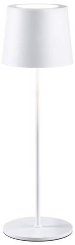 Paulmann 76997 Gilo LED-Außentischlampe 2.8W Warmweiß Weiß (matt)