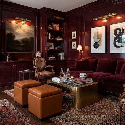 SAFAVIEH Broadway Saddle Leather Storage Ottoman