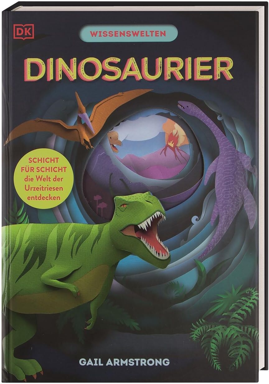 Ruth Symons - Wissenswelten. Dinosaurier: Schicht für Schicht die Welt der Urzeitriesen entdecken. Mit über 40 Klappen und Scherenschnitt-Elementen zu Dino-Arten und ihrem Leben. Für Kinder ab 7 Jahren - Preis vom 14.10.2026 23:07:16 h