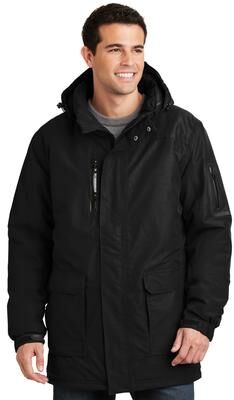 Port Authority J799 Heavyweight Parka Jacket in Black size 4XL