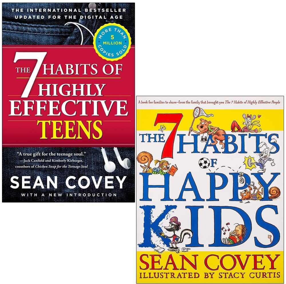 Simon and Schuster Ltd Sean Covey Collection 2 Books Set (The 7 Habits of Highly Effective Teens, The 7 Habits of Happy Kids)