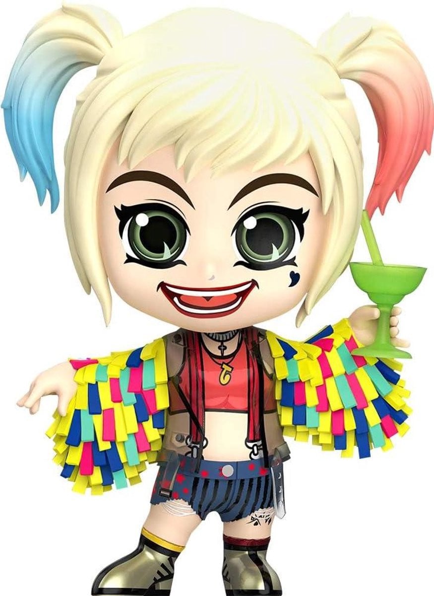 Harley Quinn Bobblehead Verzamelbeeldje Tape Jacket Versie Multicolor Hoogte: 115 cm