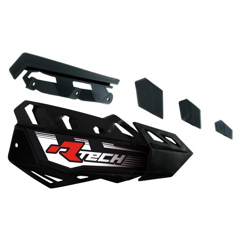 Racetech (Rtech) Ersatzkunststoffe Für Flx / Alu / Atv-Handschutz, Schwarz (REPPMFLNR00)