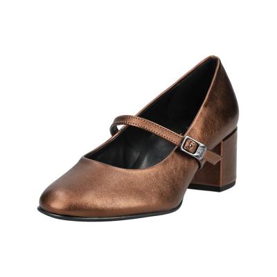 Pumps HÖGL "Högl Pumps Leder", Damen, Gr. 38,5, braun (bronze), Leder, Schuhe Pumps