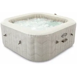 Intex aufblasbarer Whirlpool "PureSpa Chevron Deluxe Square",,175 x 175 x 71 cm