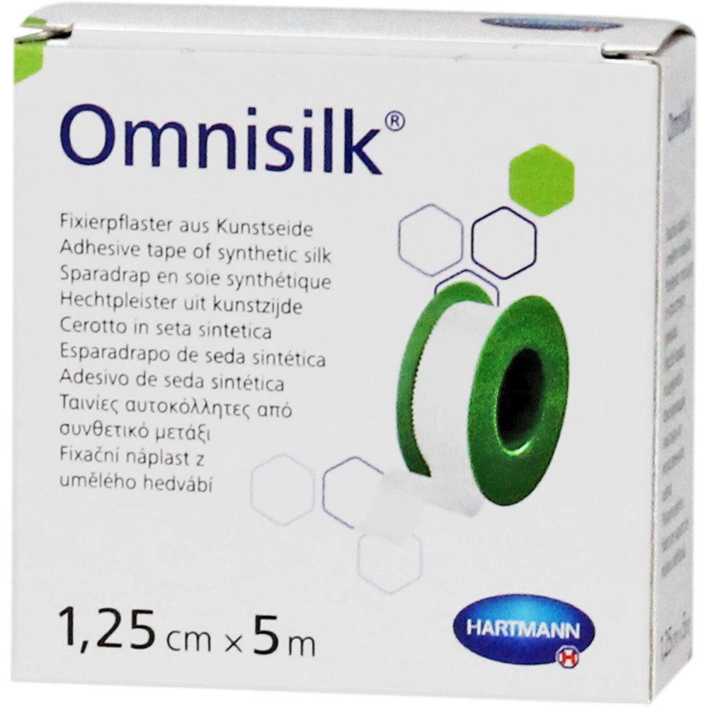 PAUL HARTMANN AG Omnisilk Fixierpflaster Kunstseide 1,25 cmx5 m 11163538