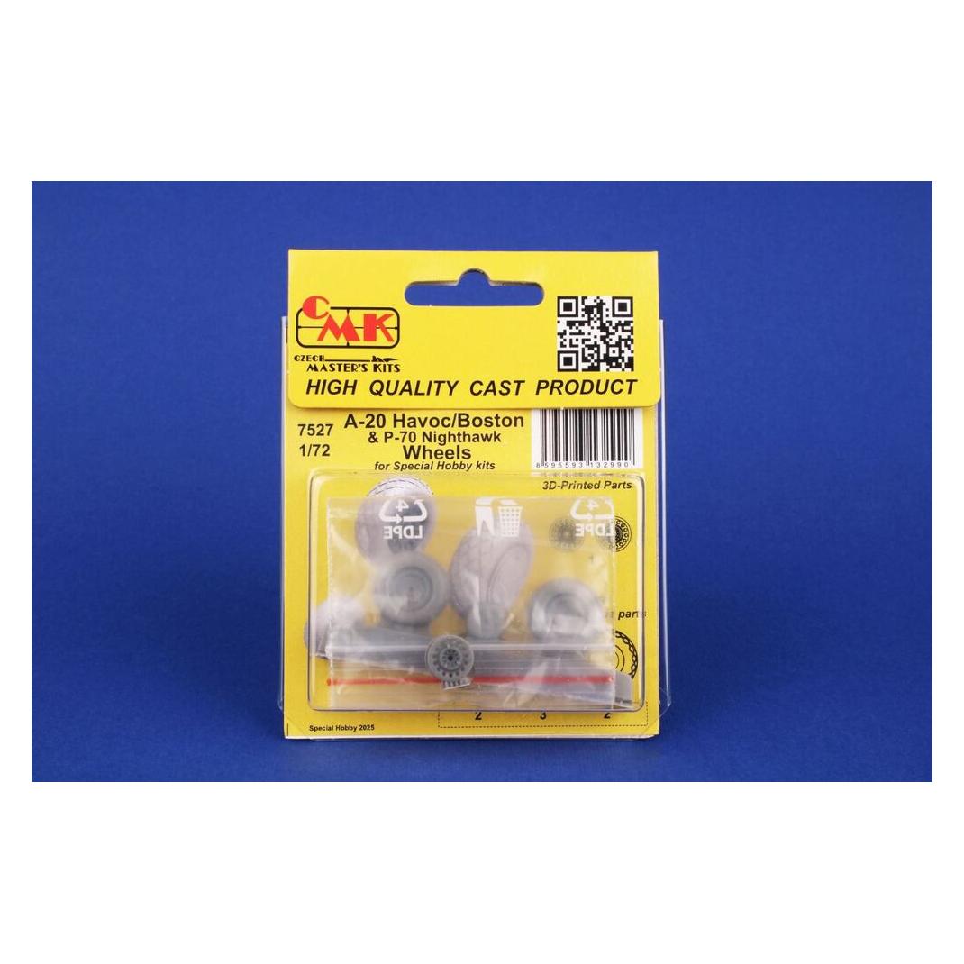 CMK A-20 Havoc/Boston/ P-70 Nighthawk Wheels for Special Hobby (129-7527)