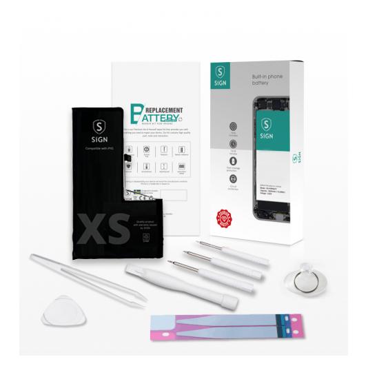 SIGN Complete Kit for Battery Change - iPhone XS (SN-IPXSBATT)