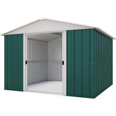 Gerätehaus YARDMASTER "Bayern 1010", grün, Stahlblech, Gerätehäuser, Metall