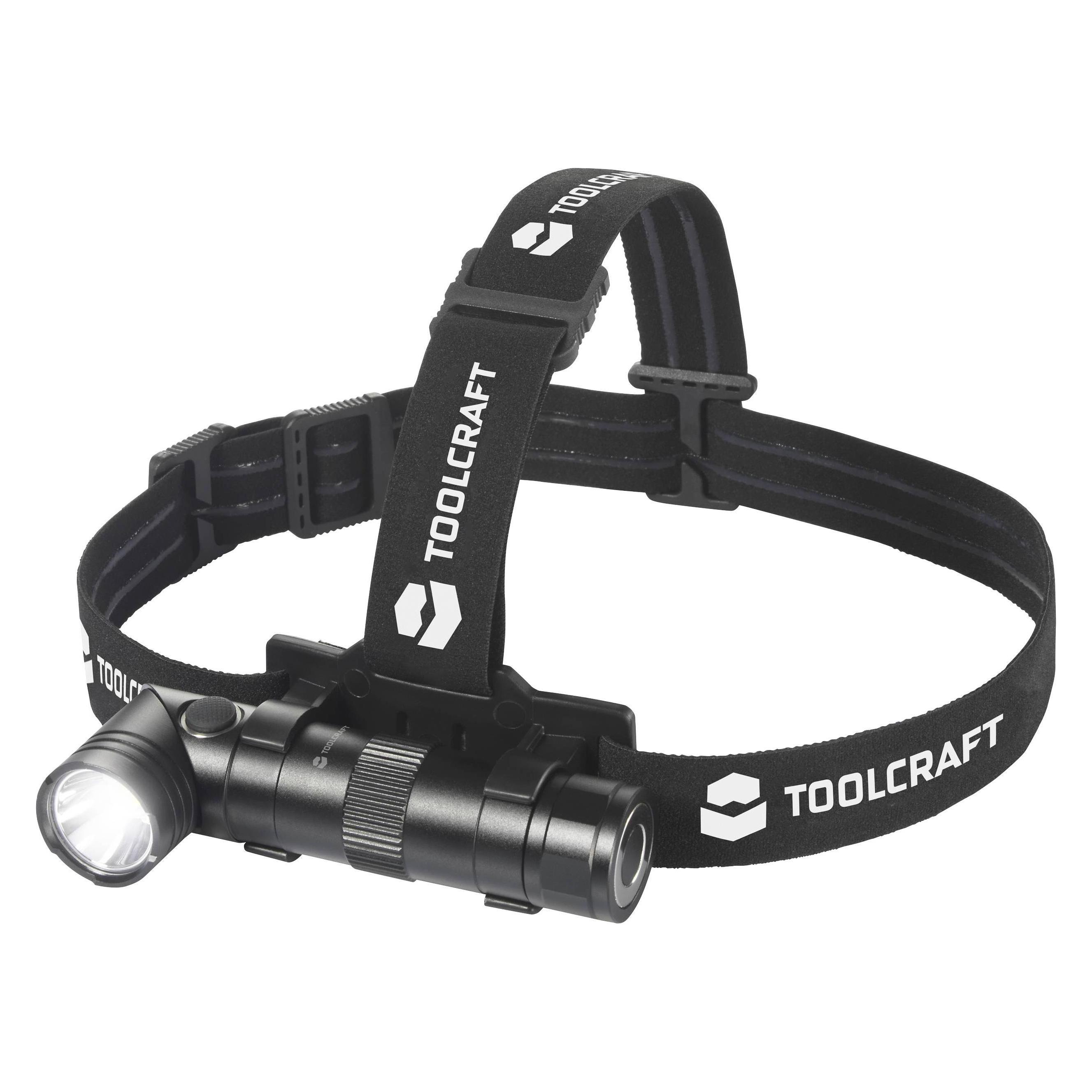 Toolcraft TO-7838469 SMD LED Stirnlampe batteriebetrieben 2000 lm 200 h TO-78384 (2000 lm) (TO-7838469)