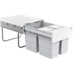 Hailo Abfallsammler 3642132 TR Swing Raumspar-Tandem 2x 8,5 + 18 Liter
