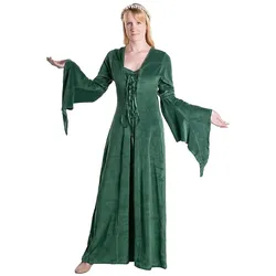 Metamorph Burgherrin Samtkleid grün (L)