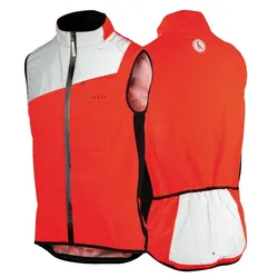 Wind-Wasser-Weste Wowow Hardknott rot mit reflektierendes Band Gr.XXXL