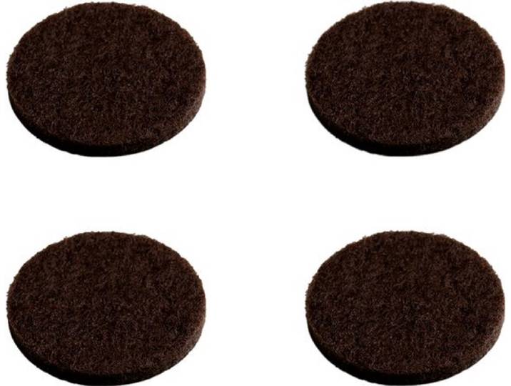 Metafranc - Zelfklevende viltjes voor stoelen en tafels - 28mm - 8 stuks - bruin zwart