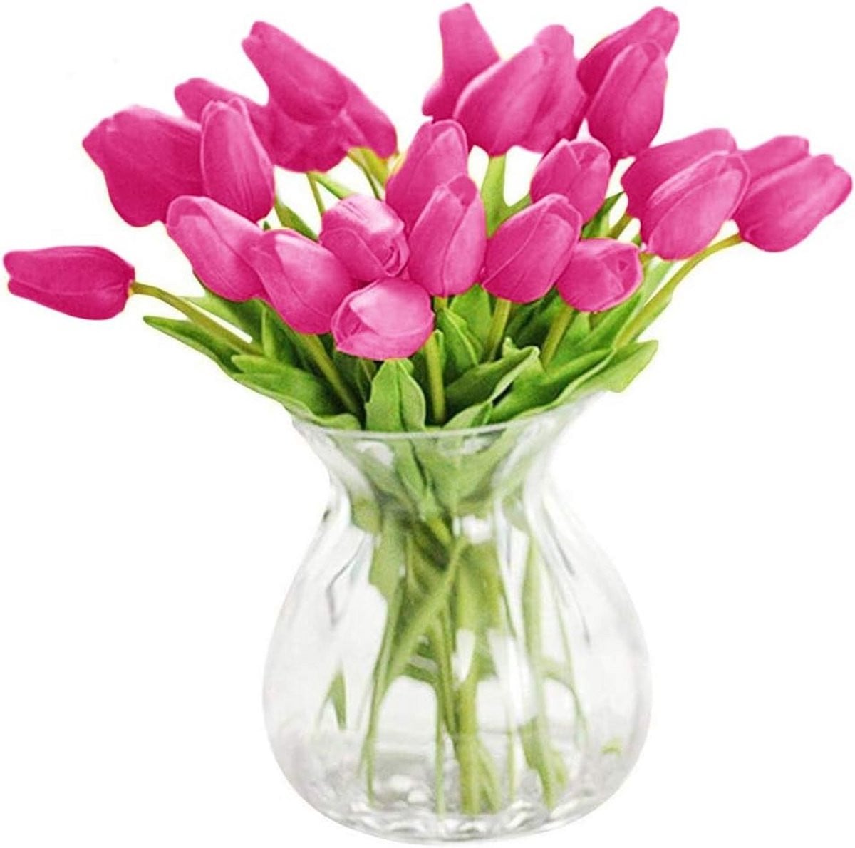 30 Stuks Realistische Kunst Tulpen Boeket voor Binnen en Buiten Decoratie