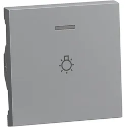 Legrand 765216 SEANO Wippe beleuchtet mit Symbol Licht in der Farbausführung Aluminium lackiert