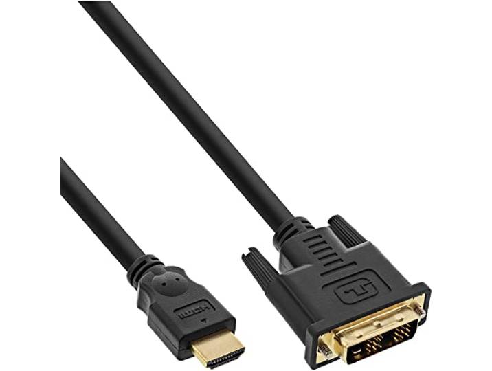 10 m HDMI naar DVI-kabel, GOLD 18 +1