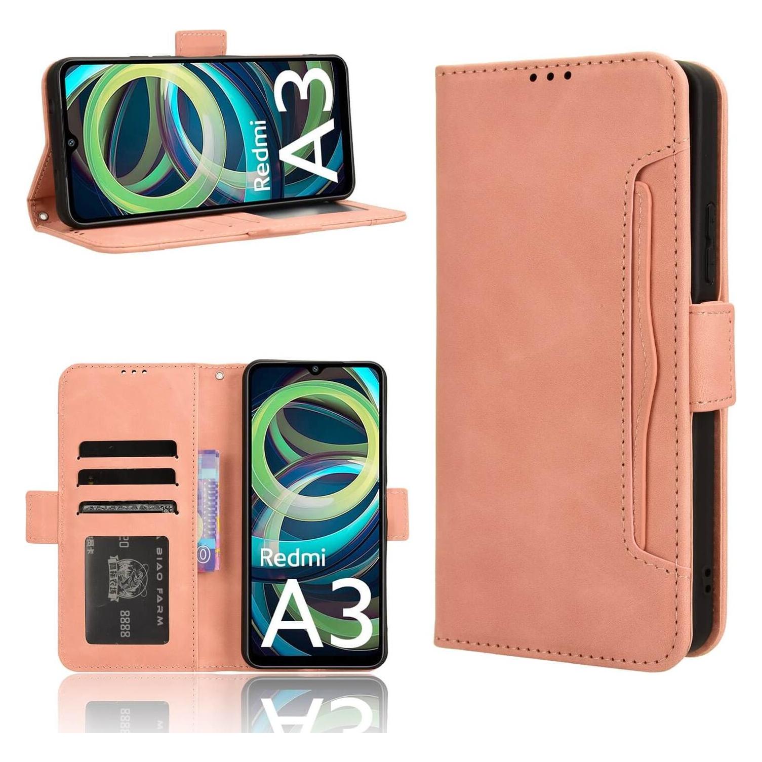 Cover-Discount Xiaomi Redmi A3 - Etui viele Kartenfächer (Xiaomi Redmi A3) (52440590)