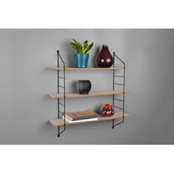 Wandregal DROP CLARA (BHT 62x60x14,50 cm) - braun - BHT 62x60x14,50 cm