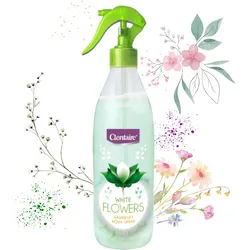 CLENTAIRE Lufterfrischer & Textilerfrischer White Flowers 6 x 425ml