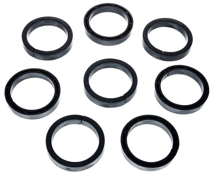 Stairville Snap Protector Ring Bk 8pcs Black