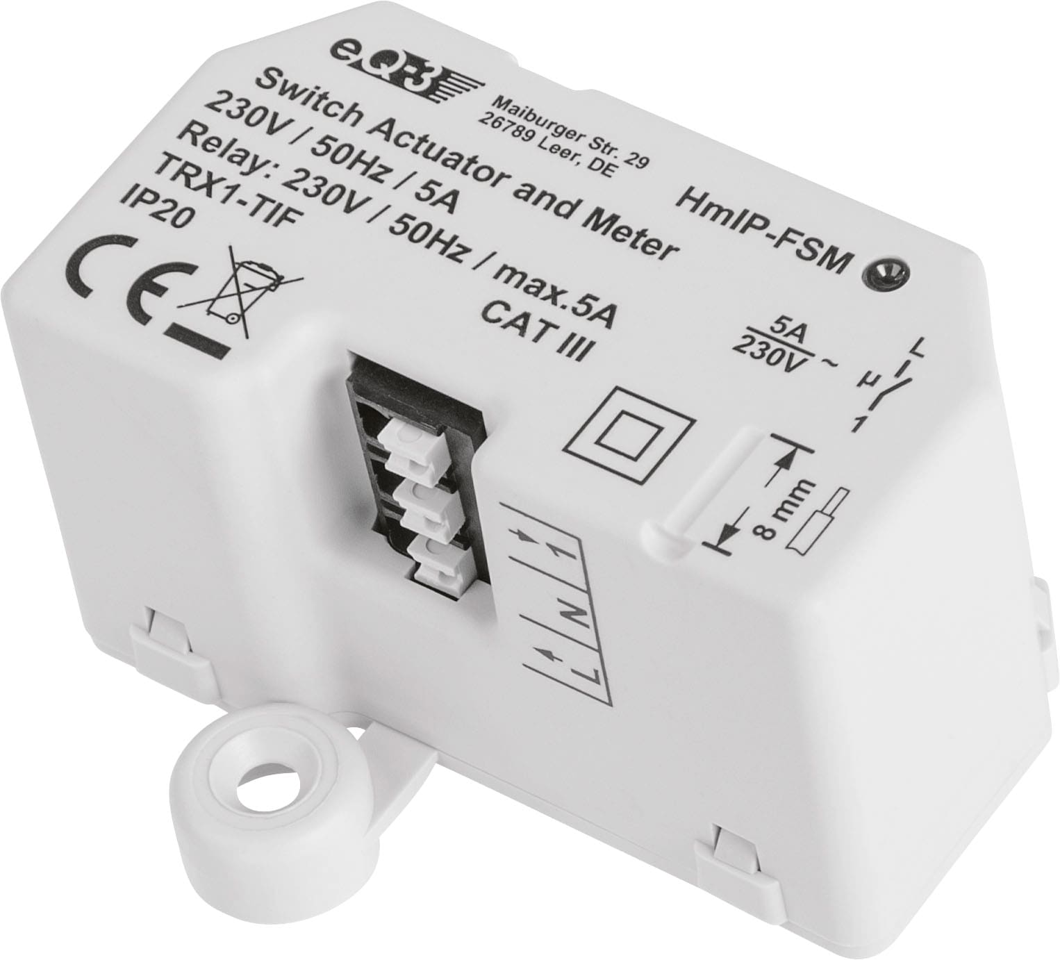 Homematic IP Schalt-Mess-Aktor HmIP-FSM - Unterputz