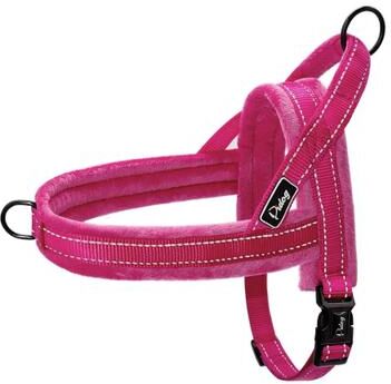 Uplift Picks No Pull Reflective Nylon Dog Harness Padded Vest pink xs