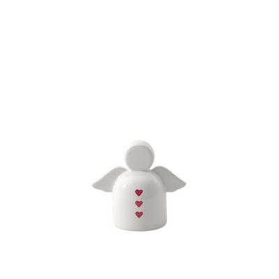 Dekofigur "Schutzengel Sending Love With Love 7,6 cm weiß", weiß, B:5cm H:7,6cm T:8,5cm, LIKE. BY VILLEROY & BOCH, Dekofiguren