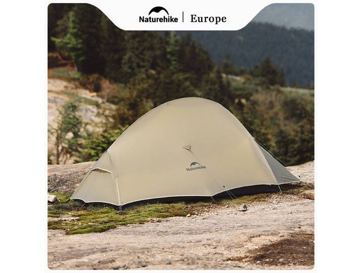 Natureifa-Tente de Camping Cloud Up Pro, Nylon ultraléger, Tente de randonnée, Tente pliante, Tente de voyage étanche, Abri de plage, Nylon 20D, 1-2 prêts hypothécaires