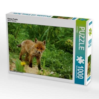 CALVENDO Puzzle Kleiner Fuchs 1000 Teile Puzzle quer | 1000 Teile Lege-Größe 64 × 48 cm Foto-Puzzle für glückliche Stunden