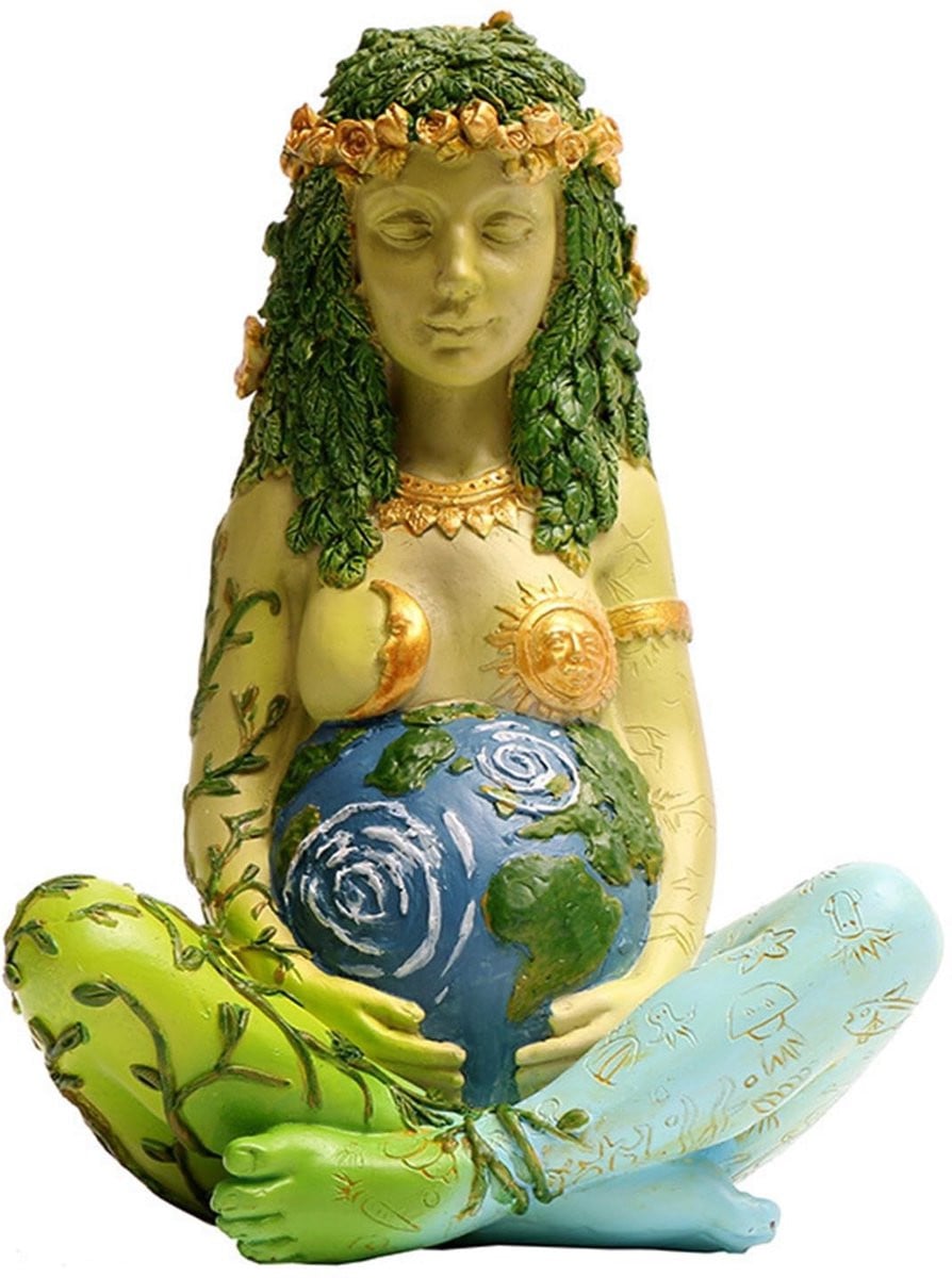 Merkloos Handgeschilderd Gaia Beeld voor Decoratie voor Volwassenen