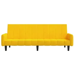 vidaXL, Sofa + Bettsofa, Raegan with armrest (2-Sitzer)