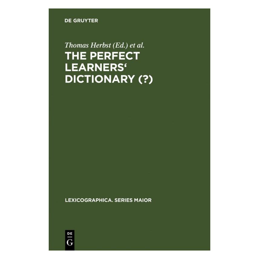 De Gruyter Perfect Learners Dictionary (?) (Englisch, Hardcover) (67827674)