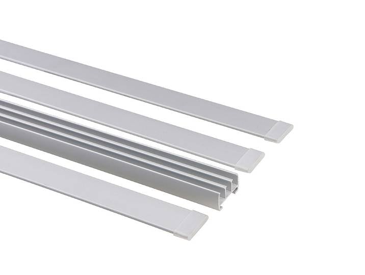 Flächenvorhang Schienen Set Economy 170 cm