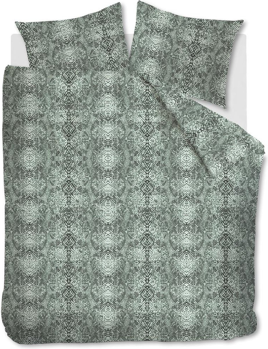 Ambiante Ruya dekbedovertrek tweepersoons - Groen - 200 x 220 cm