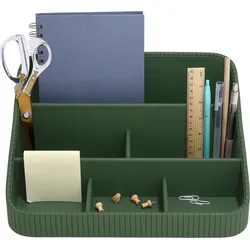 Stackers Schreibtisch-Organizer 25 x 33 cm, smaragdgrün